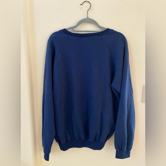 AUSTRALIA ART CLASSIC DOWN UNDER KEN DONE VINTAGE 80S NAVY BLUE CREWNECK SWEATER - Picture 5 of 5